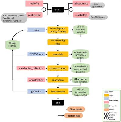 Plastaumatic: Automating plastome assembly and annotation